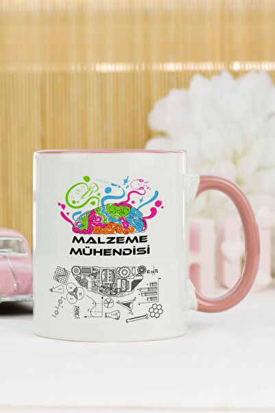 Hediyelen Metallurgy and Material Engineer Mug Cup Pink