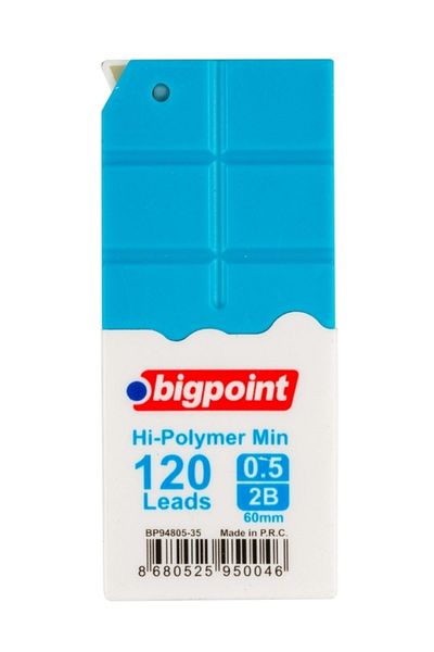 Bigpoint Pen Tip 0.5 mm 2b 120 Pieces Tube Blue