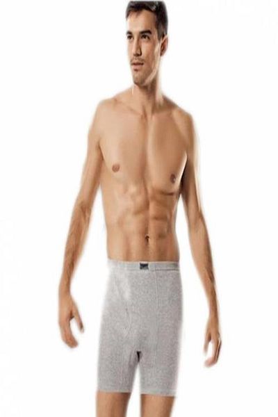 Tutku Men's 3-Pack 100% Cotton 100% Cotton Ribbed Colored Leg Briefs Gray Color