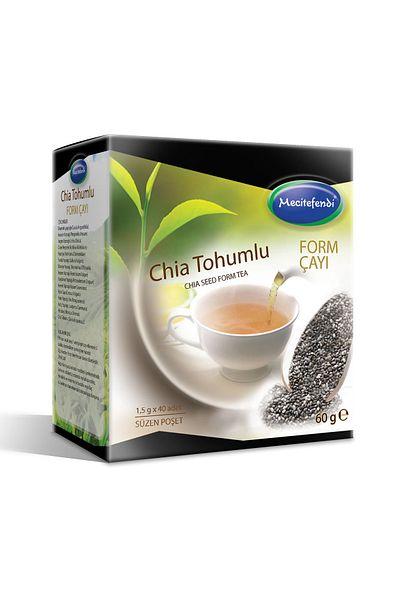 Mecitefendi Form Tea with Chia Seeds (Flattering Sachet of 40)