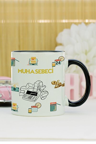 Hediyelen كوب محاسب أسود