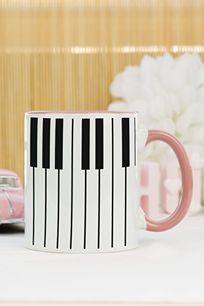 Hediyelen كوب بيانو وردي