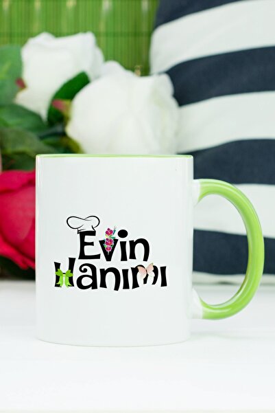 Hediyelen كوب سيدة المنزل باللون الأخضر