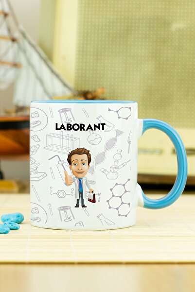 Hediyelen كوب مختبر أزرق