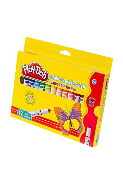 Play Doh Jumbo Keçeli Kalem 12 Renk