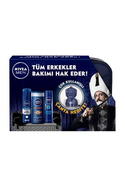 NIVEA Men Çanta Hediyeli Erkek Bakım Seti