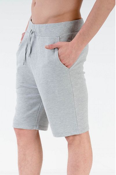 JAHR MARC Basic Design Μεσαίου μήκους καλοκαιρινό γκρι σορτς Runner με τσέπες - 70041