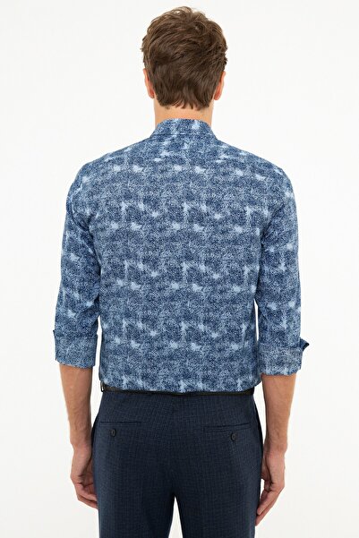 Pierre Cardin Lacivert Slim Fit Gömlek