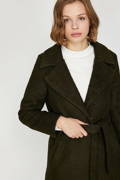 Koton Mantel - Grün - Puffer