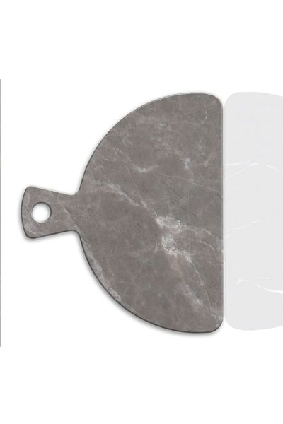 MERMEREVİM Marble Semicircle Cutting-cheese Plate