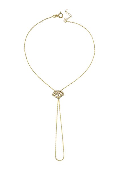 Glorria Kadın Altın Taç Şahmeran Bileklik VK0385