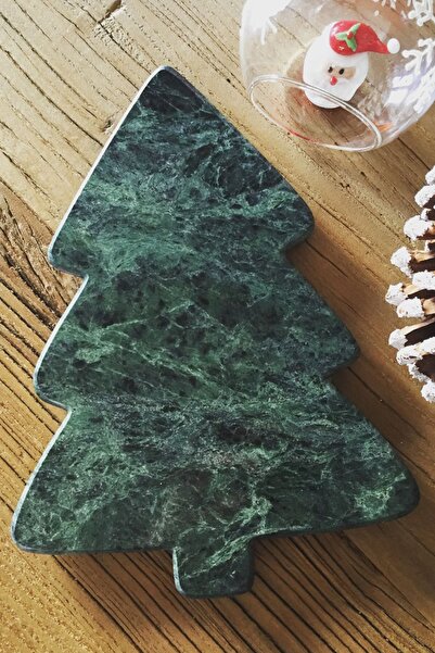 MERMEREVİM طبق تقديم شجرة رخامية