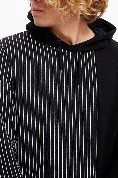 DeFacto Μακρυμάνικο φούτερ με λεπτή εφαρμογή