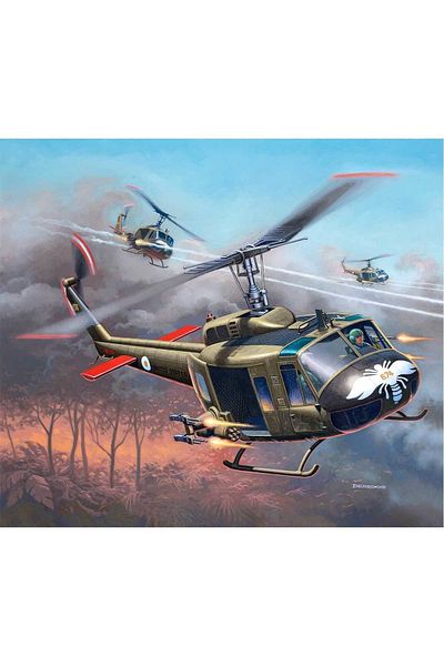 REVELL Bell Uh-1H Gunship - Helicopter