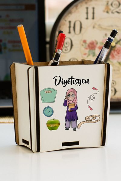 Hediyelen Dietitian Pen Holder