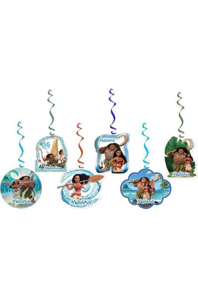 Parti dolabı 6lı Moana Partisi Konsept Organizasyonu Yazı Süsleri Malzemeleri