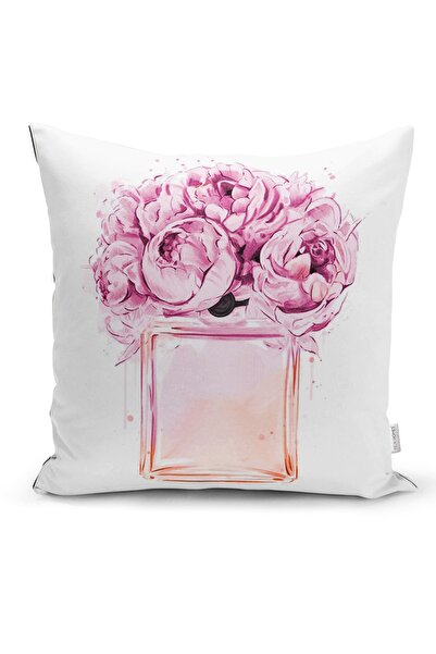 Realhomes غطاء وسادة عصري مطبوع رقميًا بتصميم عطر كوكو