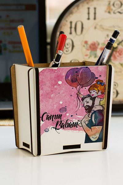 Hediyelen My Dear Dad Pencil Holder