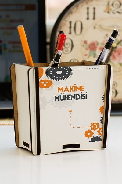 Hediyelen Mechanical Engineer Pen Holder