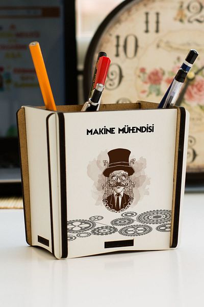 Hediyelen Mechanical Engineer Pen Holder