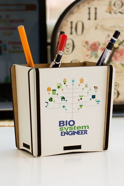 Hediyelen Biosystem Engineer Pen Holder