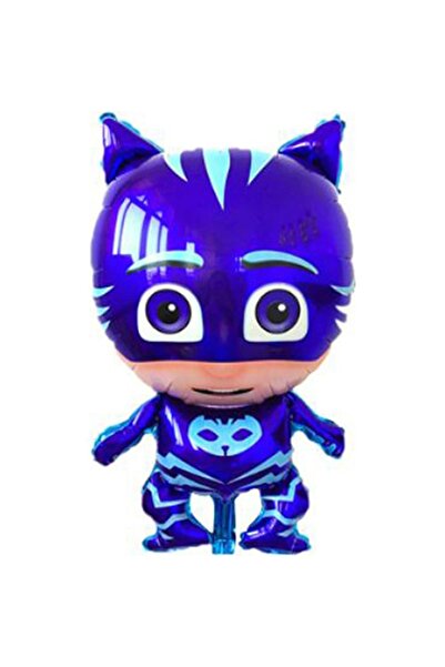Parti dolabı 1 Ad Pijamaskeliler Kedi Çocuk Folyo Balon, Pija Masks Uçan Balon