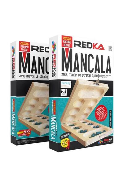 Redka مانكالا الخشبية - لعبة الذكاء والاستراتيجية