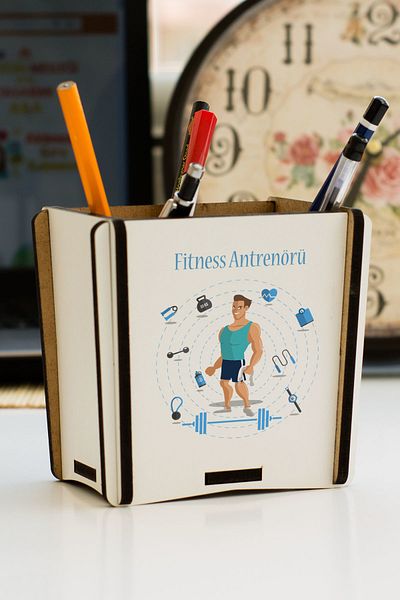 Hediyelen Fitness Trainer Pen Holder