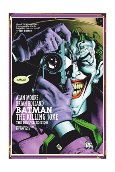 Hayat Poster Ρετρό Vintage Αφίσα Joker - Ξύλινο Σχέδιο