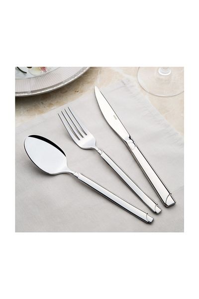 Nehir Paris 12 Plain Sweet Knives, 1 Dozen Plain Steel Sweet Knives 18-10 304 1stQuality