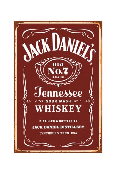 Hayat Poster Viski Retro Vintage Ahşap Poster 2030032