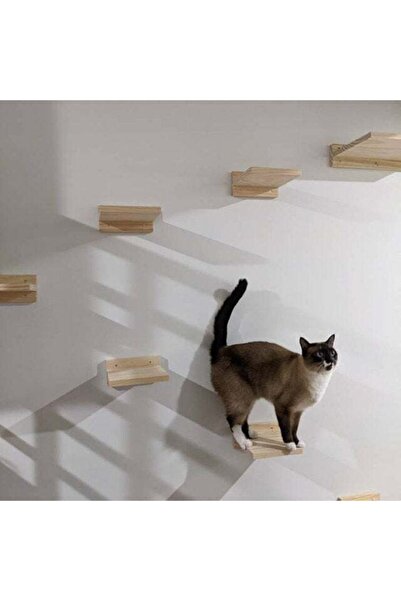 naturbird Kedi Oyun Parkuru Ahşap 6 Parça