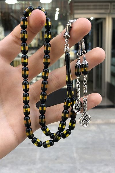 Midyat Gümüş Dünyası Men's Vernier Capsule Cut Powder Rosary MGD20202047