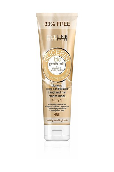Evelin E Gliserin Süper Konsantre El Ve Tırnak Kremi-maskesi, Keçi Sütü, E Vi...