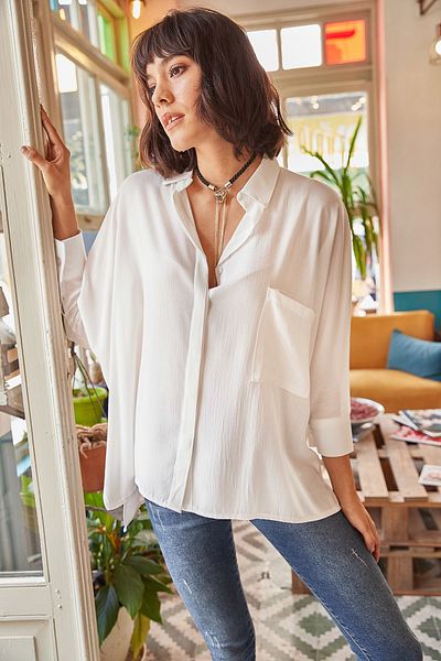 Olalook Shirt - White - Regular fit