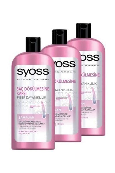 Syoss 550 ml *3 Anti-Hair Loss Shampoo