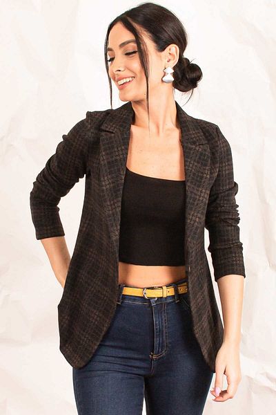 armonika Blazer - Braun - Regular Fit
