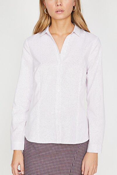 Koton Női piros mintás ing 9YAK66905IW