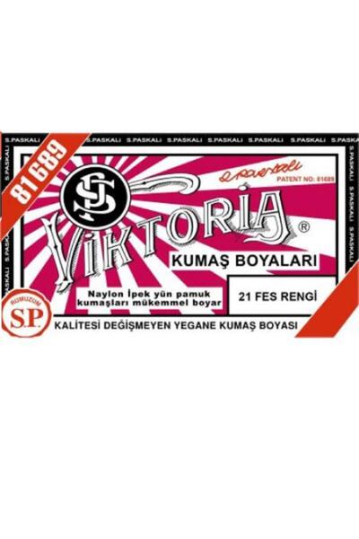 Viktoria 21 Fes Rengi Toz Kumaş Boyası