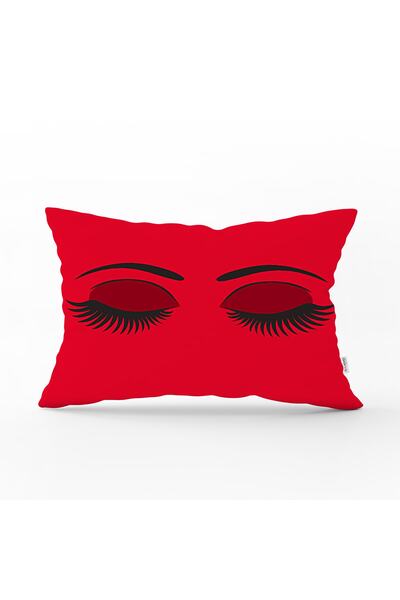 Realhomes Μοντέρνα Βλεφαρίδα Ψηφιακή Εκτύπωση Διακοσμητική Ορθογώνια Μαξιλαρο...