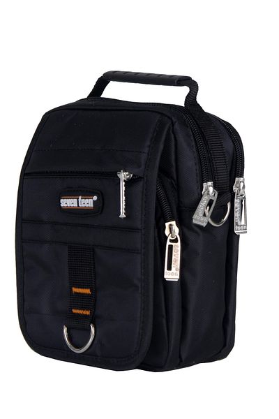 ARI Μαύρη ανδρική τσάντα Messenger 2302-SYH