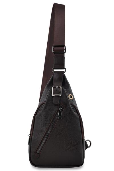 Güneş Brown Unisex Shoulder Bag Gns0200Bodybag