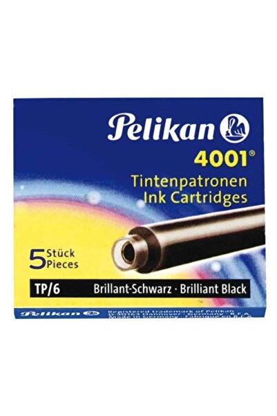 Pelikan Dolmakalem Kartuşu 4001 Uzun Royal Siyah 5 Li
