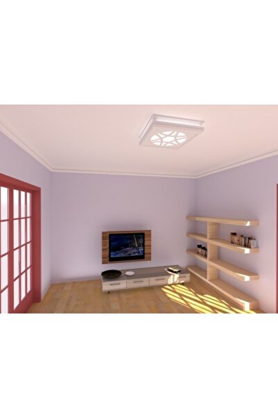 MOTİFPİYER Spot Led Uyumlu Tavan Göbek 60x60x13 Cm