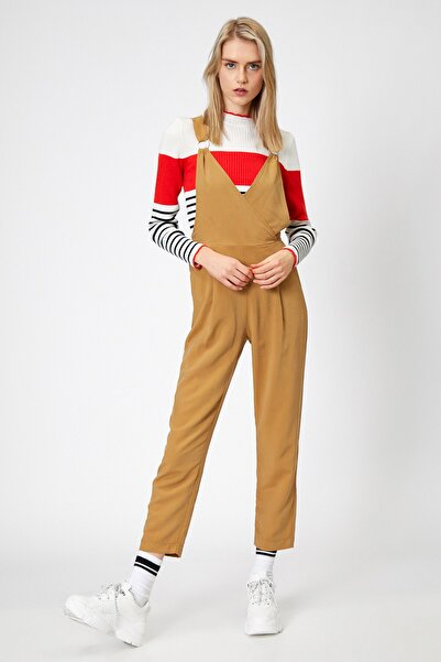 Koton Damen-Overall aus Kamelhaar