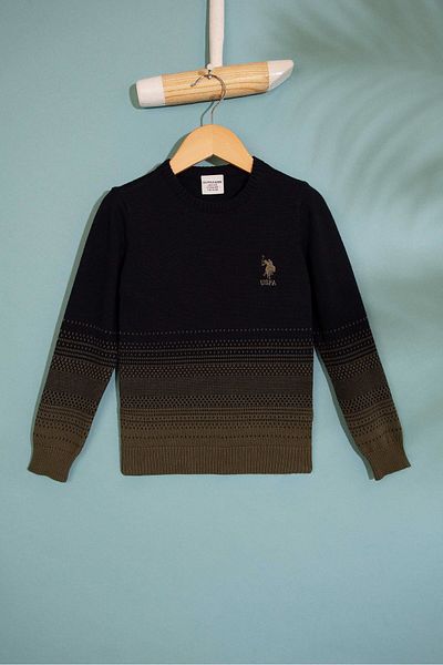U.S. Polo Assn. Трикотажен пуловер Green Boy Kenwas