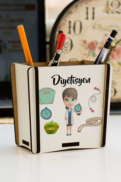 Hediyelen Dietitian Pen Holder