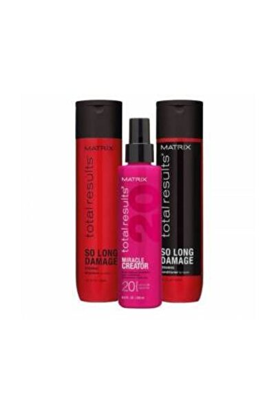 Matrix So Long Damage Kofre 3 Lü Set Şampuan Krem Sprey Krem