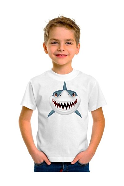 SCUBAPROMO Χαριτωμένο μπλουζάκι για αγόρια Shark