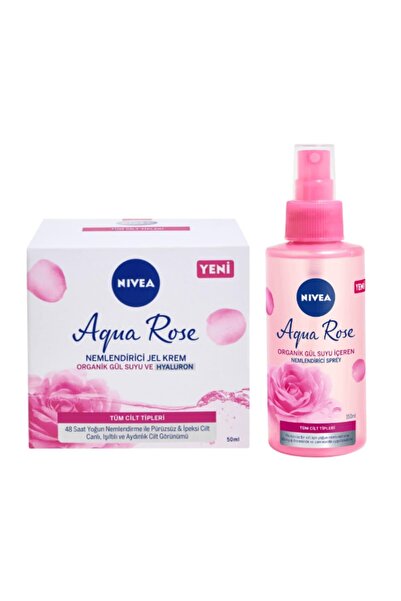 NIVEA Aqua Rose Nemlendirici Jel Krem Tüm Ciltler Için 50ml +aqua Rose Nemlen...